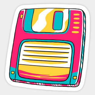 Floppy Disk Sticker